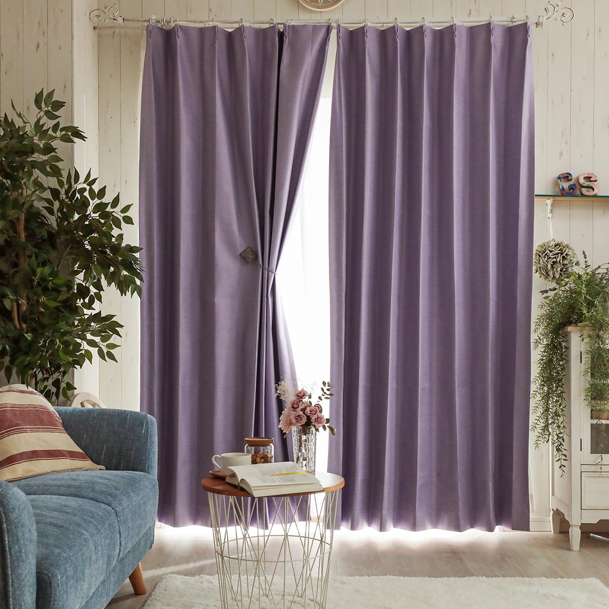 上品でおしゃれな紫カーテン8選！カーテンの選び方と風水・心理的効果
