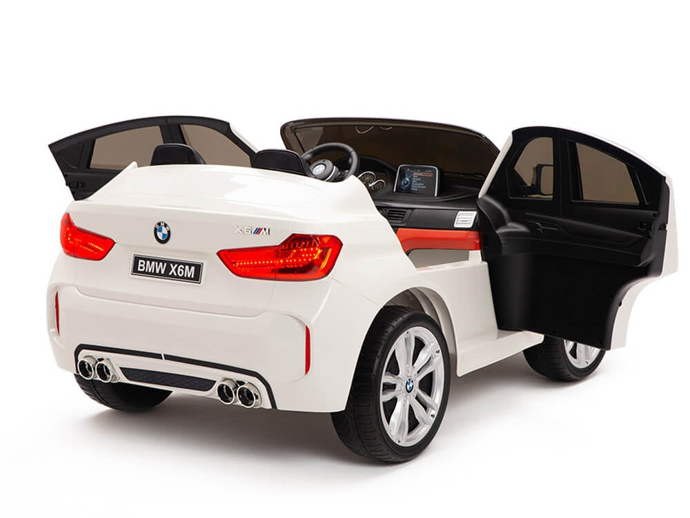Two Seat BMW X6M Kids 12V Car - White – Big Toys Direct