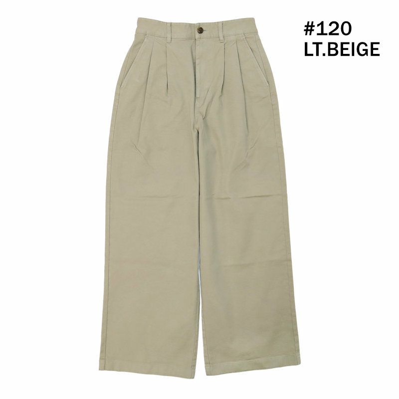 ダントン DANTON/ストレッチ ツイル 2タック ワイド パンツ/DT-E0252