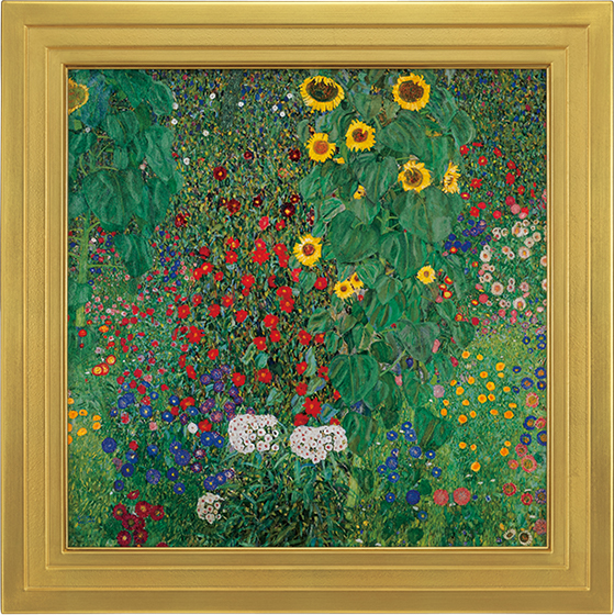 ヒマワリの咲く農家の庭 | 商品紹介 | 美術品複製画販売サイト | 美術