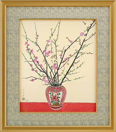 紅白梅（額装）※販売終了 | 商品紹介 | 美術品複製画販売サイト | 美術