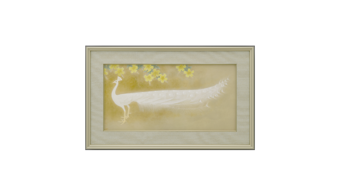上村松篁《白孔雀》高級複製画のご紹介。 | ウェブマガジン | 美術品