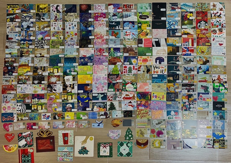 今では237枚に！思わずコレクションしたくなる「スタバカード」 | 美人