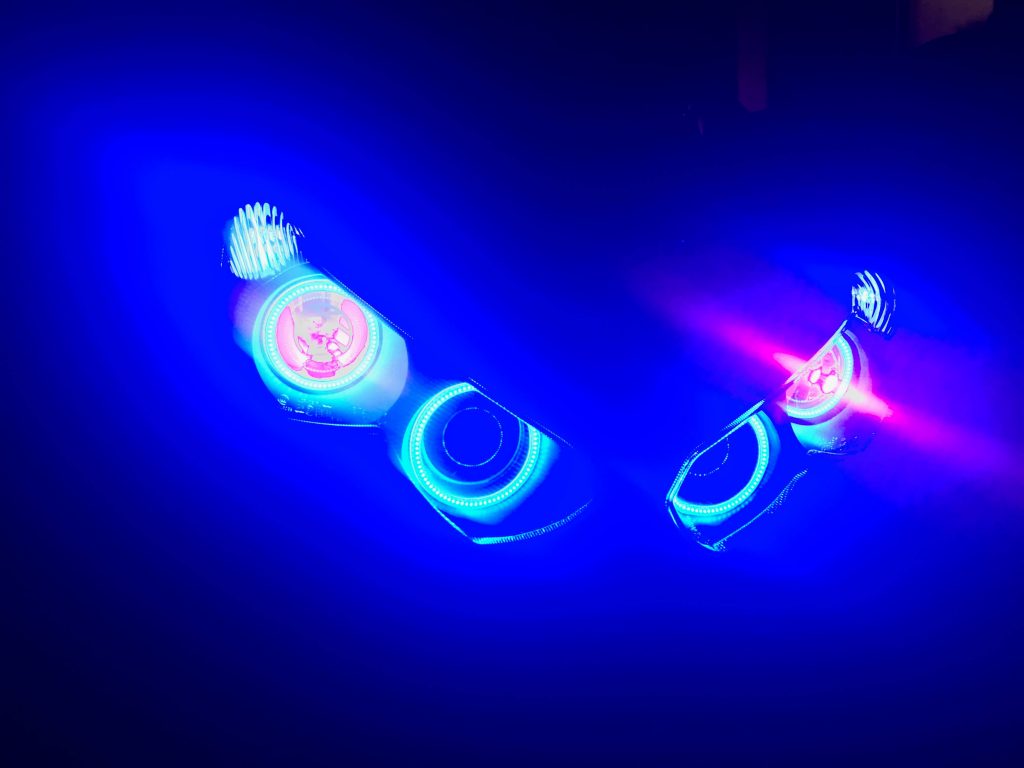 ZX-14Rにイカリングを取り付け！ヘッドライト周りのイメチェンカスタム