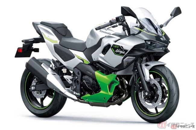 世界初の量産ストロングハイブリッドバイク カワサキ「Ninja 7 Hybrid
