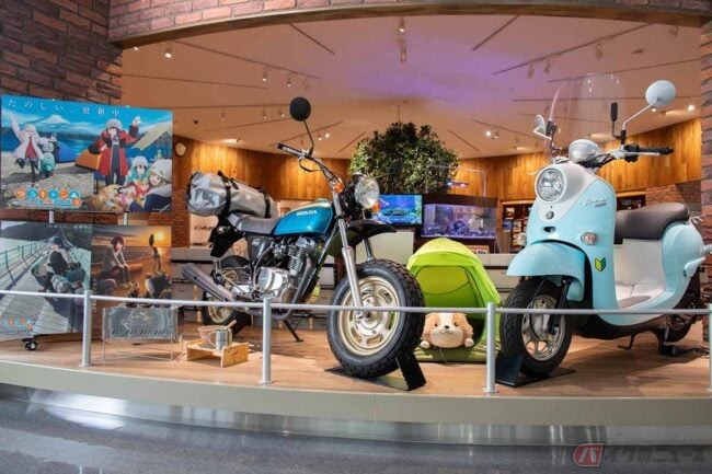 ヤマハとホンダのコラボで実現！ TVアニメ「ゆるキャン△SEASON3