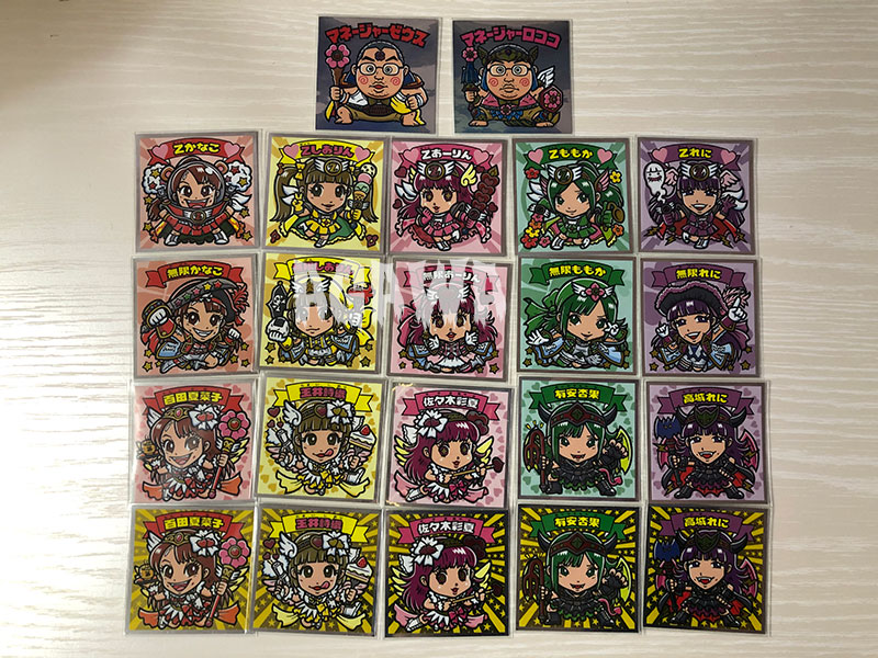 ももクロマンチョコ 全22種 シールリスト 2013年 ｜ シール