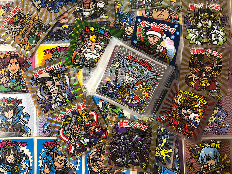 歴史大戦ゲッテンカ 小判キャンペーンシール第7回・第8回（各47種）全