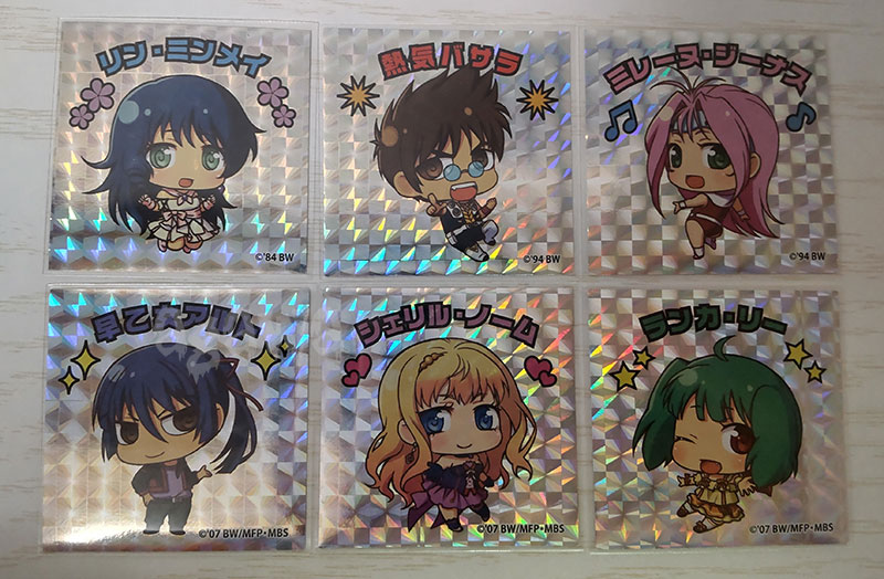 超時空要塞マクロス FCイベント入場特典シール 6種 ｜ シール