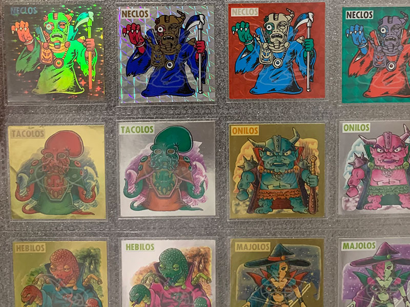 ネクロスの要塞(アイス版) 全3弾 全120種＋29種 シールリスト