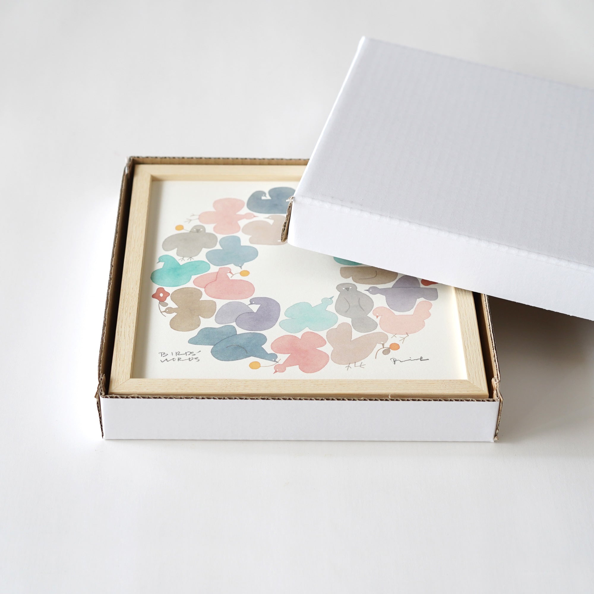 ポスター 20cm / BIRDS WREATH – BIRDS' WORDS