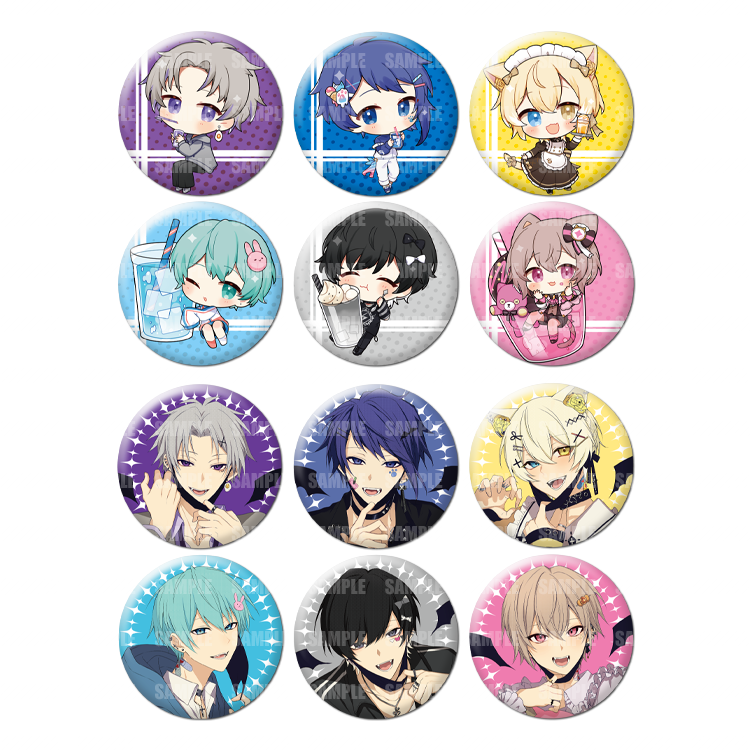 カラ鉄トレーディング缶バッジ(全12種) – Bitter Sweet Shop