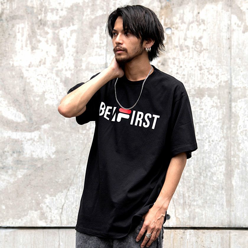 半袖Tシャツ メンズ FILA×BE:FIRST(フィラ×ビーファースト)フロント