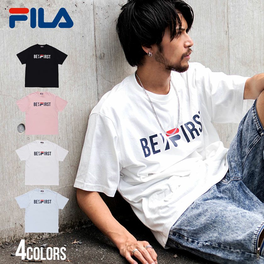 半袖Tシャツ メンズ FILA×BE:FIRST(フィラ×ビーファースト)フロント