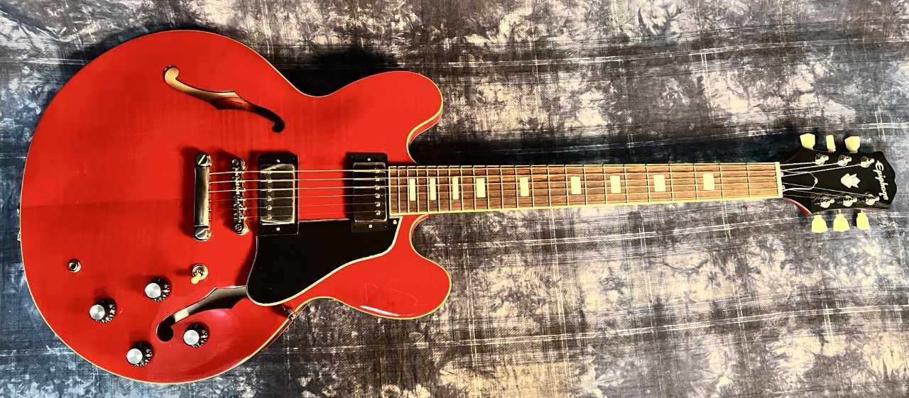 Epiphone ES-335 Figured 2024 - Cherry - 7.9 lbs. - G02815