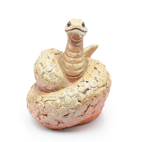 備前焼 干支（巳）【白備前】作家：17代 木村 玉舟 - 備前焼通販