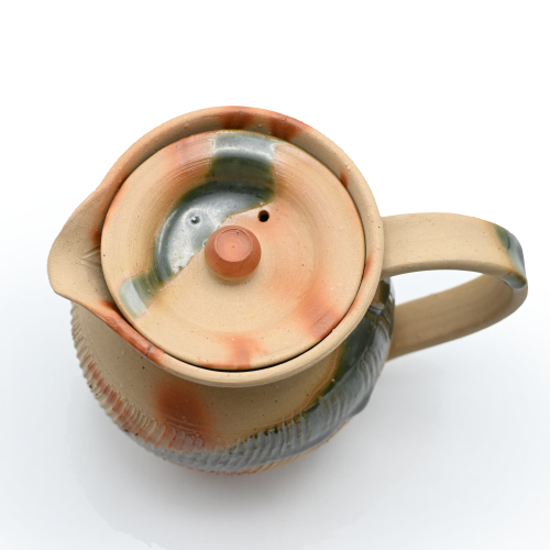 備前焼オリーブ備前コーヒードリップセット窯元：しょうざん - 備前焼