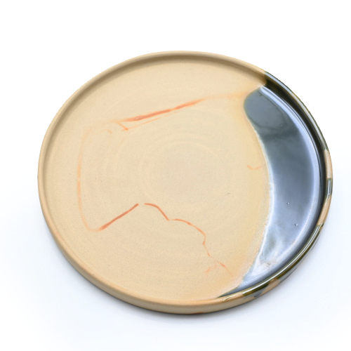 備前焼オリーブ備前プレート皿（大）窯元：しょうざん - 備前焼通販