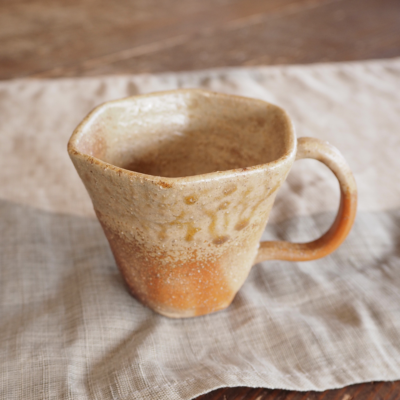 備前焼｜六角ティーカップ｜築都｜末石窯 | 末石窯#