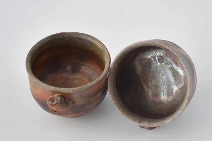 b備前焼ショッピングサイト / カニさんの酒器セット 小西陶古