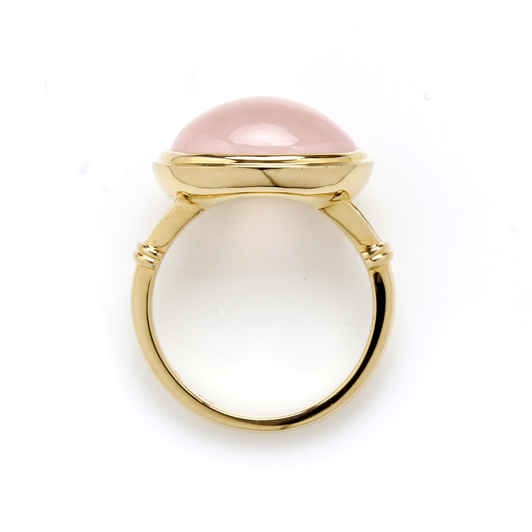 ビズー公式】ルチルクオーツ 10 14㎜ カボションカット K18(18金) K10