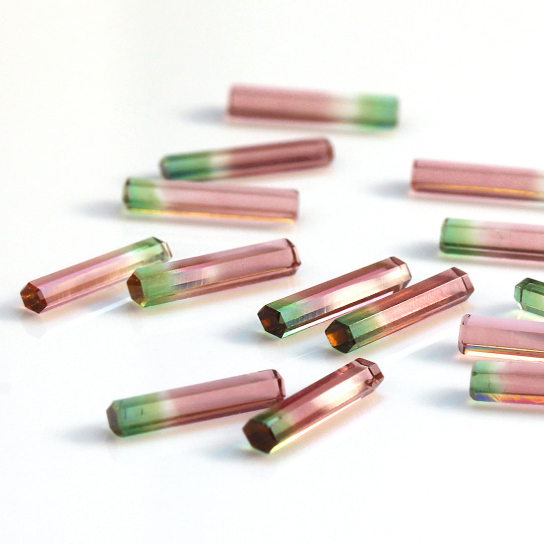 ビズー公式】バイカラートルマリン K10/K18/PTピアス(片耳)・ルピリエ