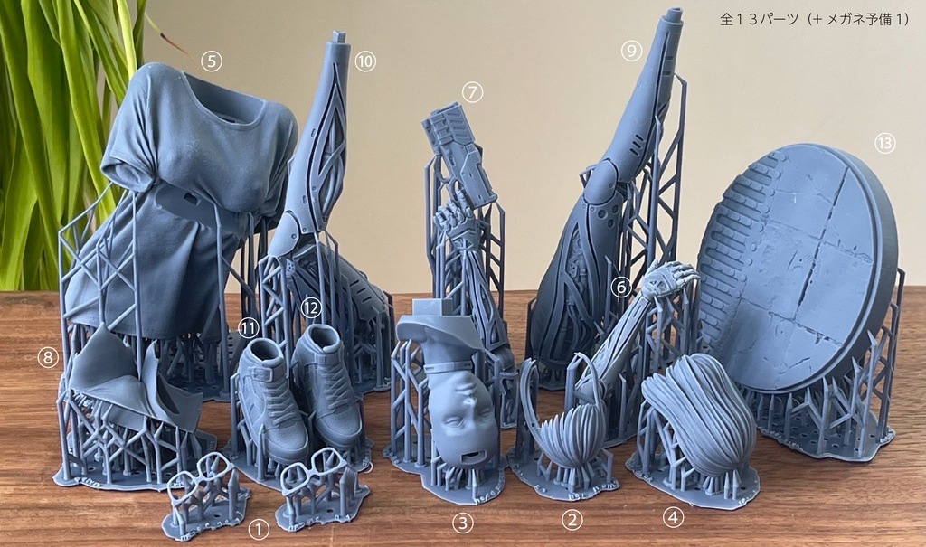 MACHINA 1/8スケールオリジナルガレージキット - molding mule - BOOTH