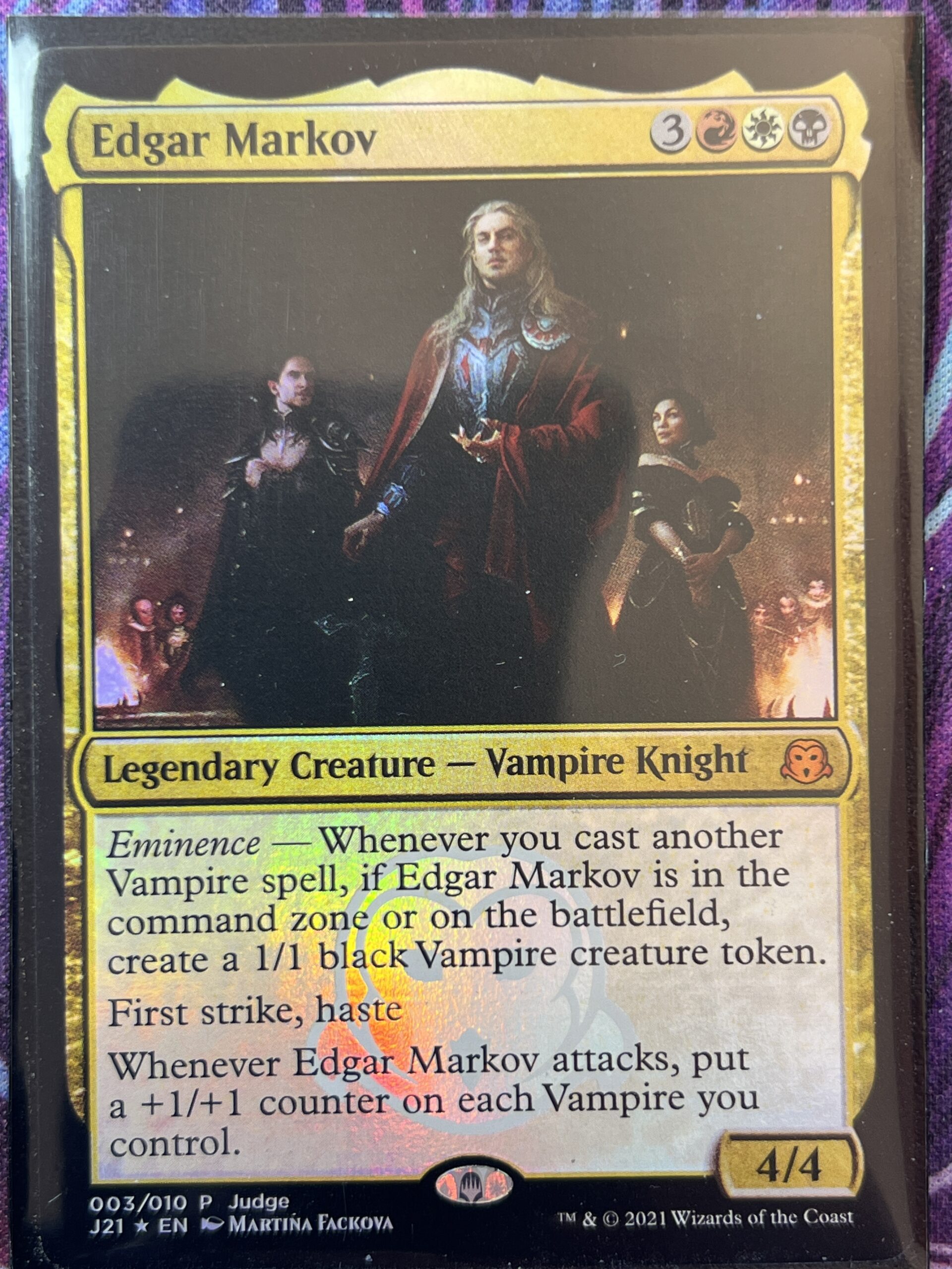 Edgar Markov Judge Foil – Bootleg Mage