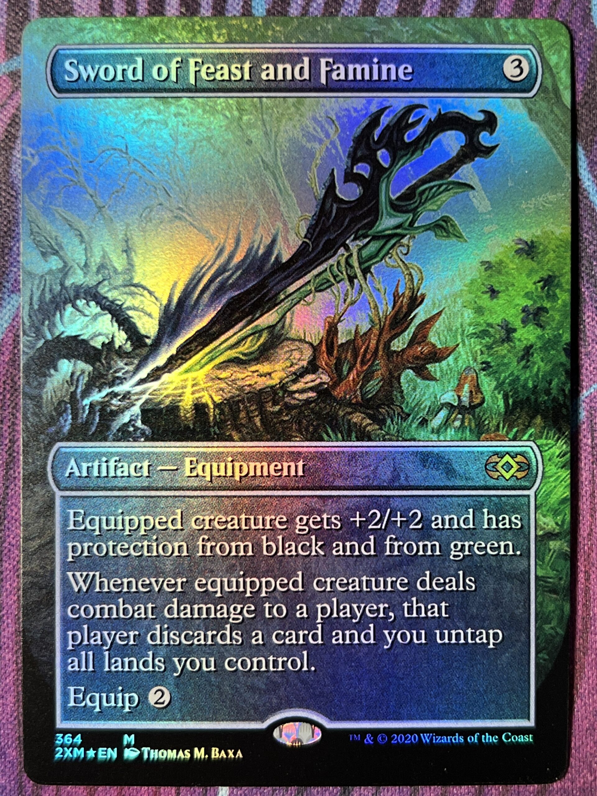 Sword of Feast and Famine 2XM Full Art #364 Foil – Bootleg Mage