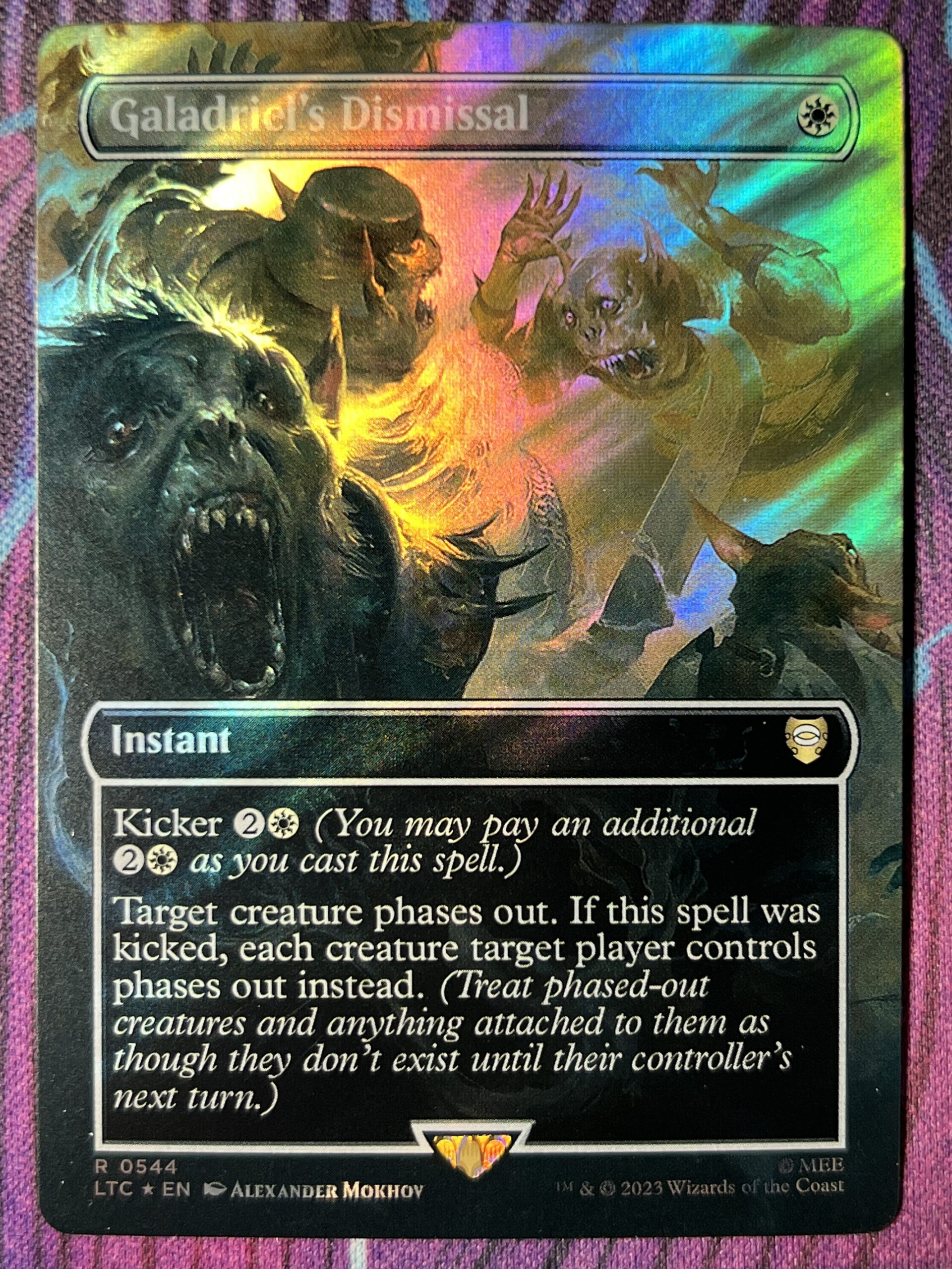 Galadriel's Dismissal LTC Full Art #544 Foil – Bootleg Mage
