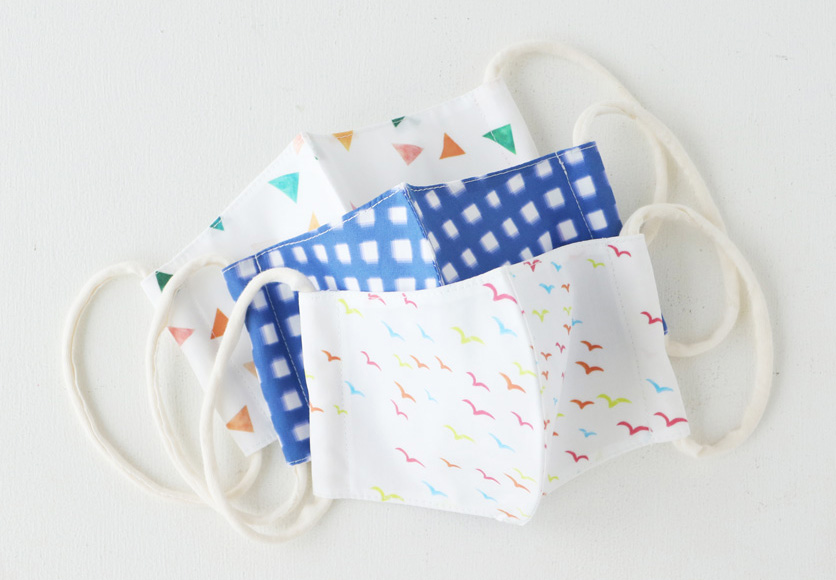 パターンファブリック：立体マスク（Sサイズ・キッズ）モチーフ