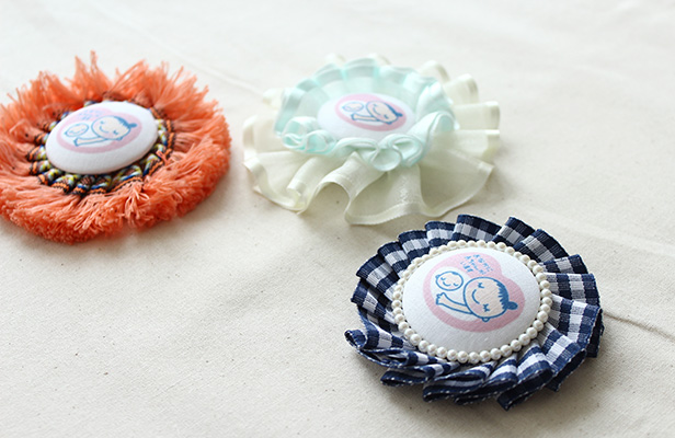 簡単！おしゃれ！マタニティマークのロゼットの作り方