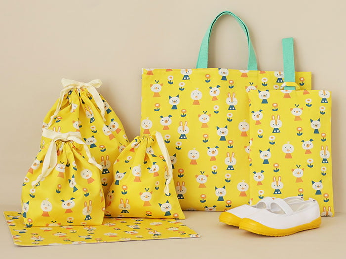 入園グッズ6点セット手作りキット｜ベビー＆キッズのソーイングキット