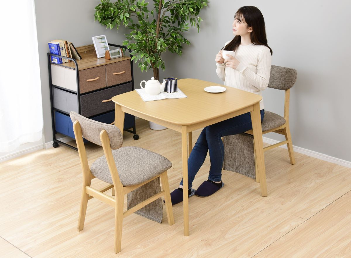 商品情報_ダイニングこたつテーブル（80×80cm） | 山善の商品情報