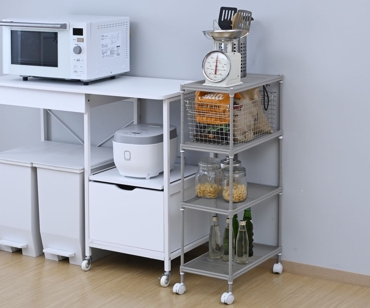 商品情報_キャスター付きミニラック | 山善の商品情報サイト | YAMAZEN