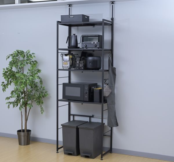 商品情報_突っ張りペール上ラック | 山善の商品情報サイト | YAMAZEN BOOK