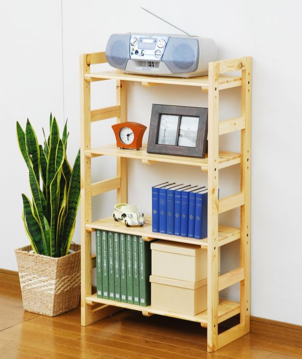 商品情報_シンプルウッドラック（高さ110cm） | 山善の商品情報サイト