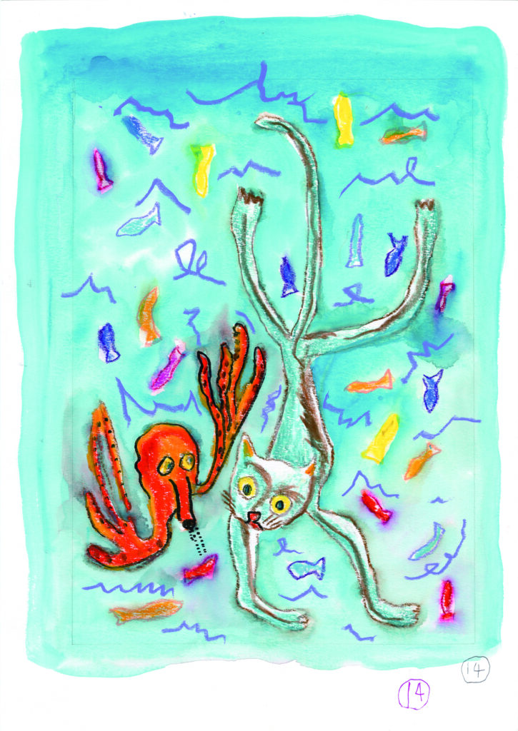 3/12（火）～3/31（日）黒田征太郎 絵本『もしもねこがそらをとべたら