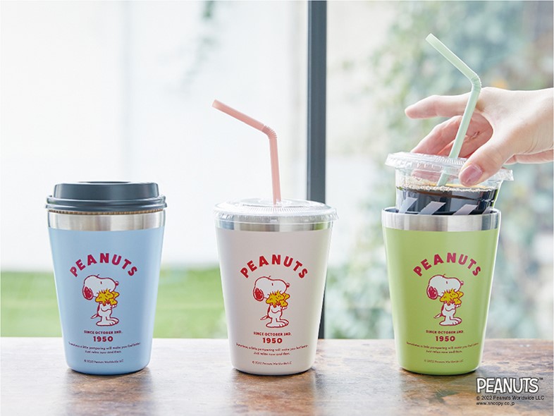 スイーツみたいな超かわいい3色。真空断熱タンブラーにスヌーピー新