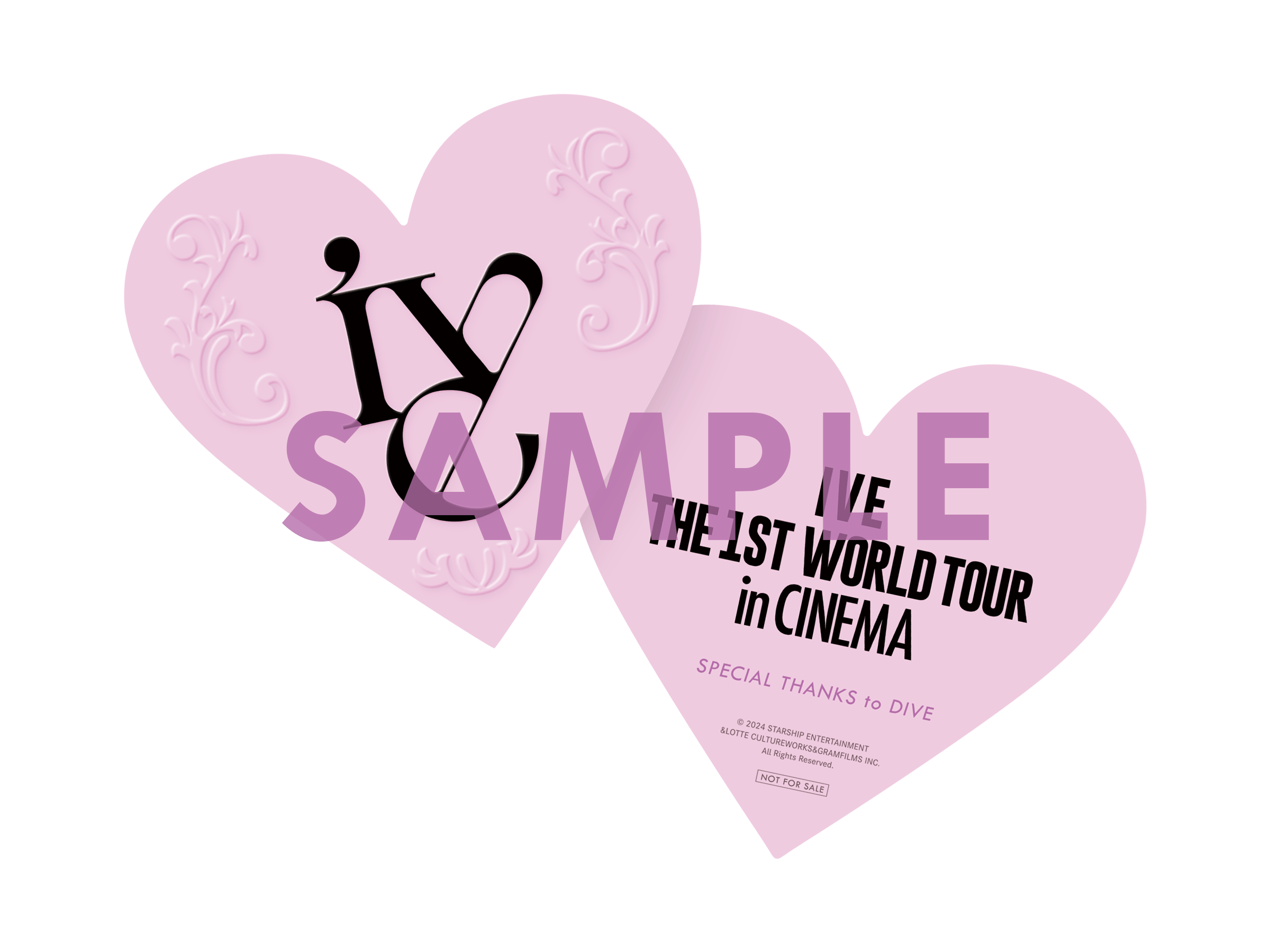 IVEコンサート映画、入場特典はDIVEへ感謝のカード！応援上映に「LOVE