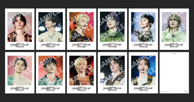 SEVENTEEN「RIGHT HERE」映画、入場特典第1弾はチェキ風ポストカード