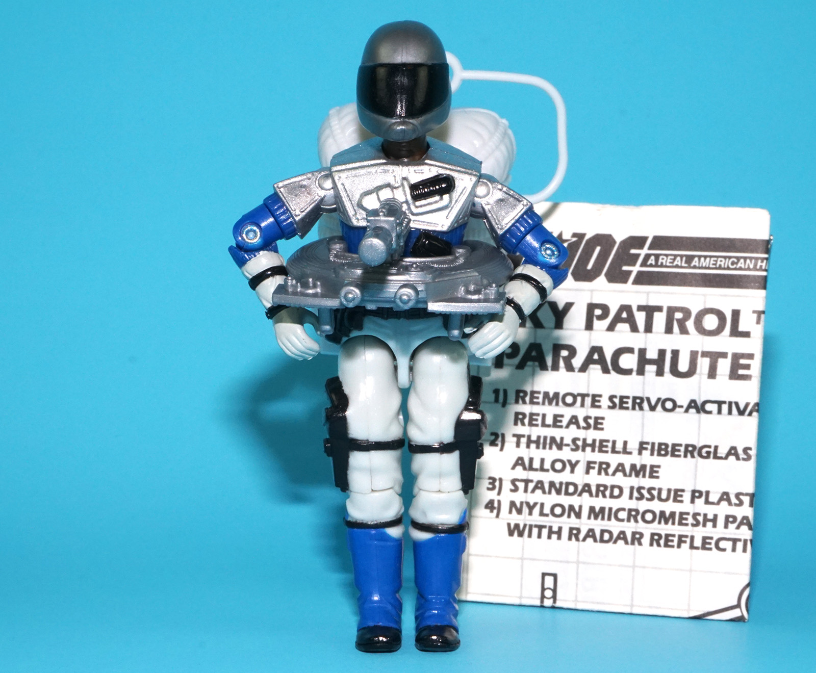 1990 GI JOE SKY PATROL STATIC LINE v1 100% COMPLETE C9+ HASBRO