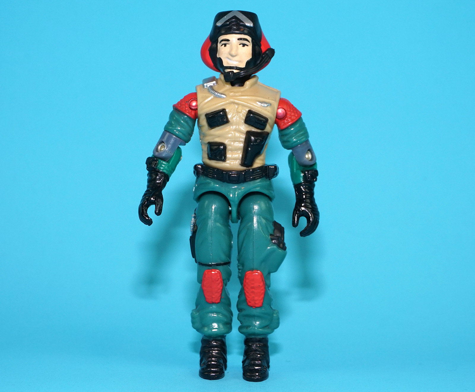 1986 GI JOE LIFT-TICKET v1 TOMAHAWK PILOT 100% COMPLETE WITH