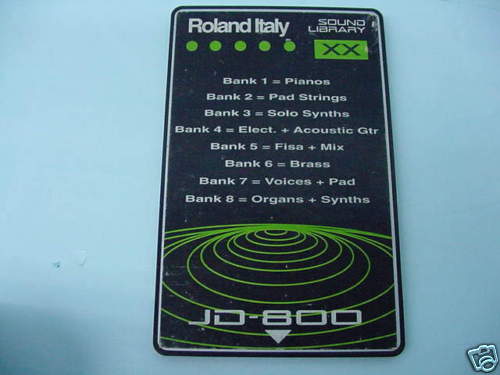 Roland JD-800 soundbanks