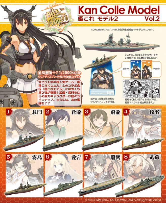 エフトイズ 1/2000 艦隊これくしょん 艦これモデル vol.2 SP
