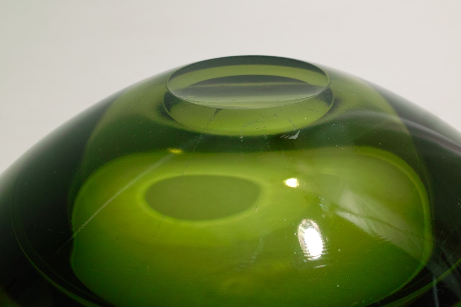 No.6840「グリーンガラスボウル：竹内伝治」SOLD | ボルトナットマーケット