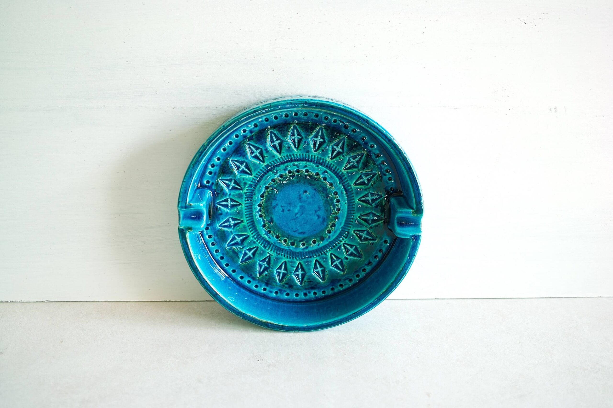 No.8334「FLAVIA〈リミニブルー〉トレイ：イタリア」直径20.5cm SOLD