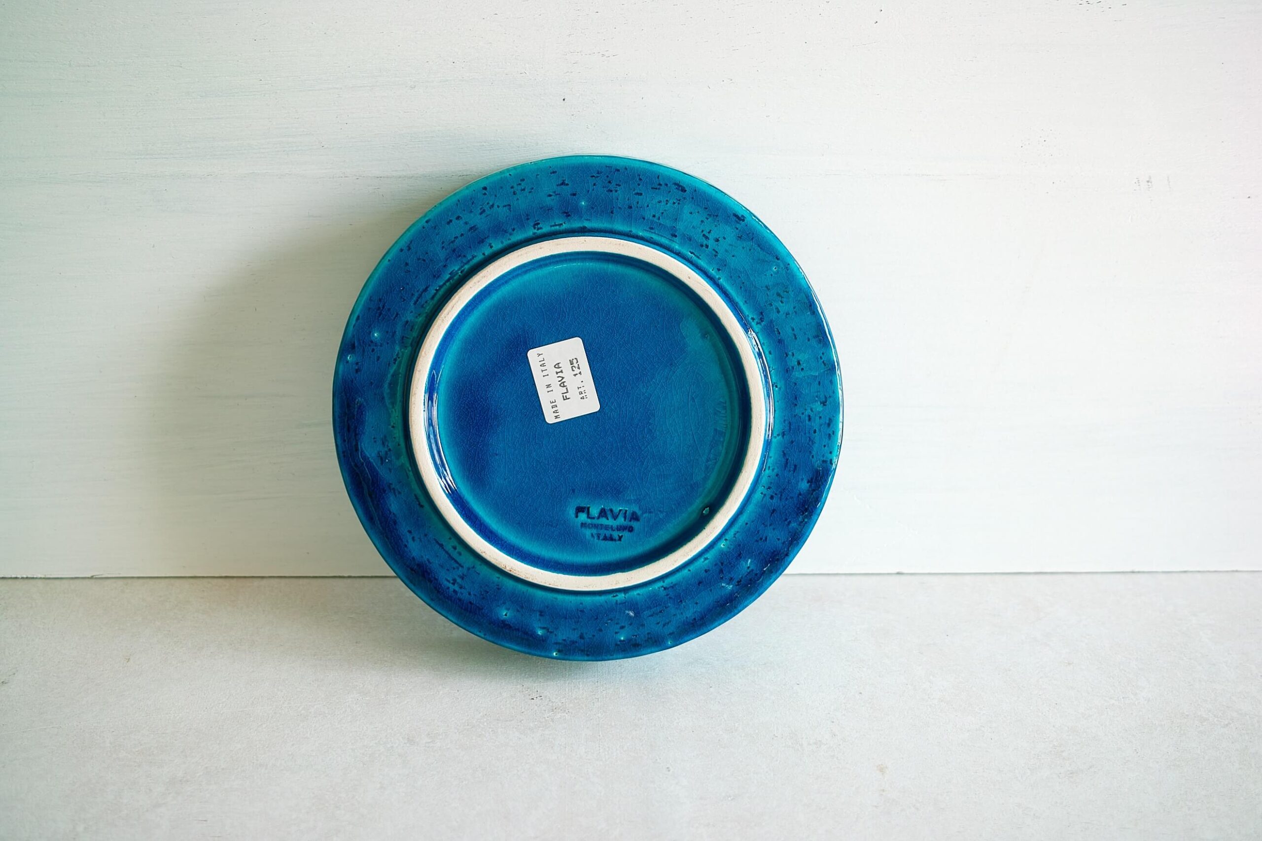 No.8334「FLAVIA〈リミニブルー〉トレイ：イタリア」直径20.5cm SOLD