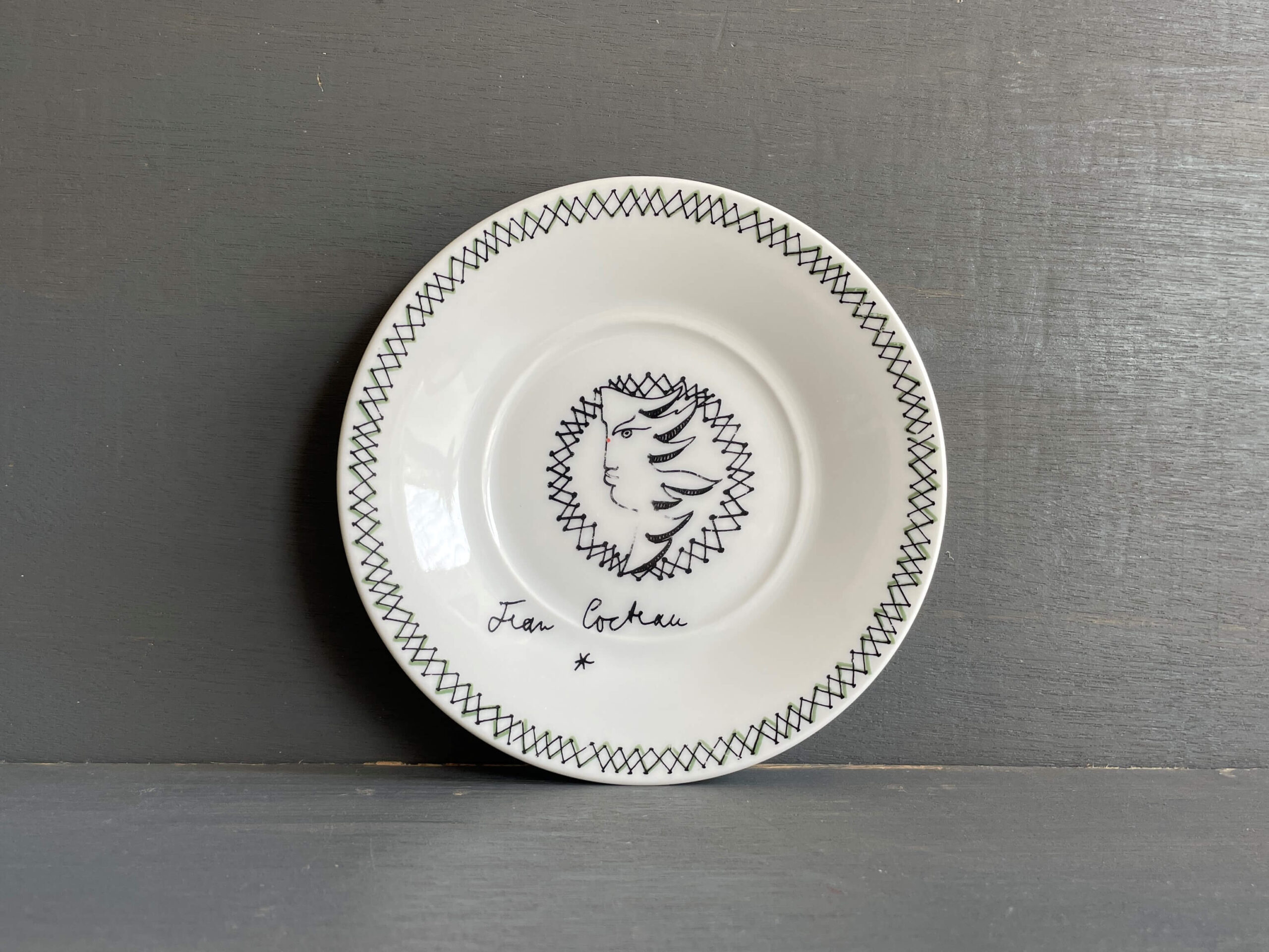 No.9137「SEYEI プレート：ジャン コクトーの図案」 （在庫1枚