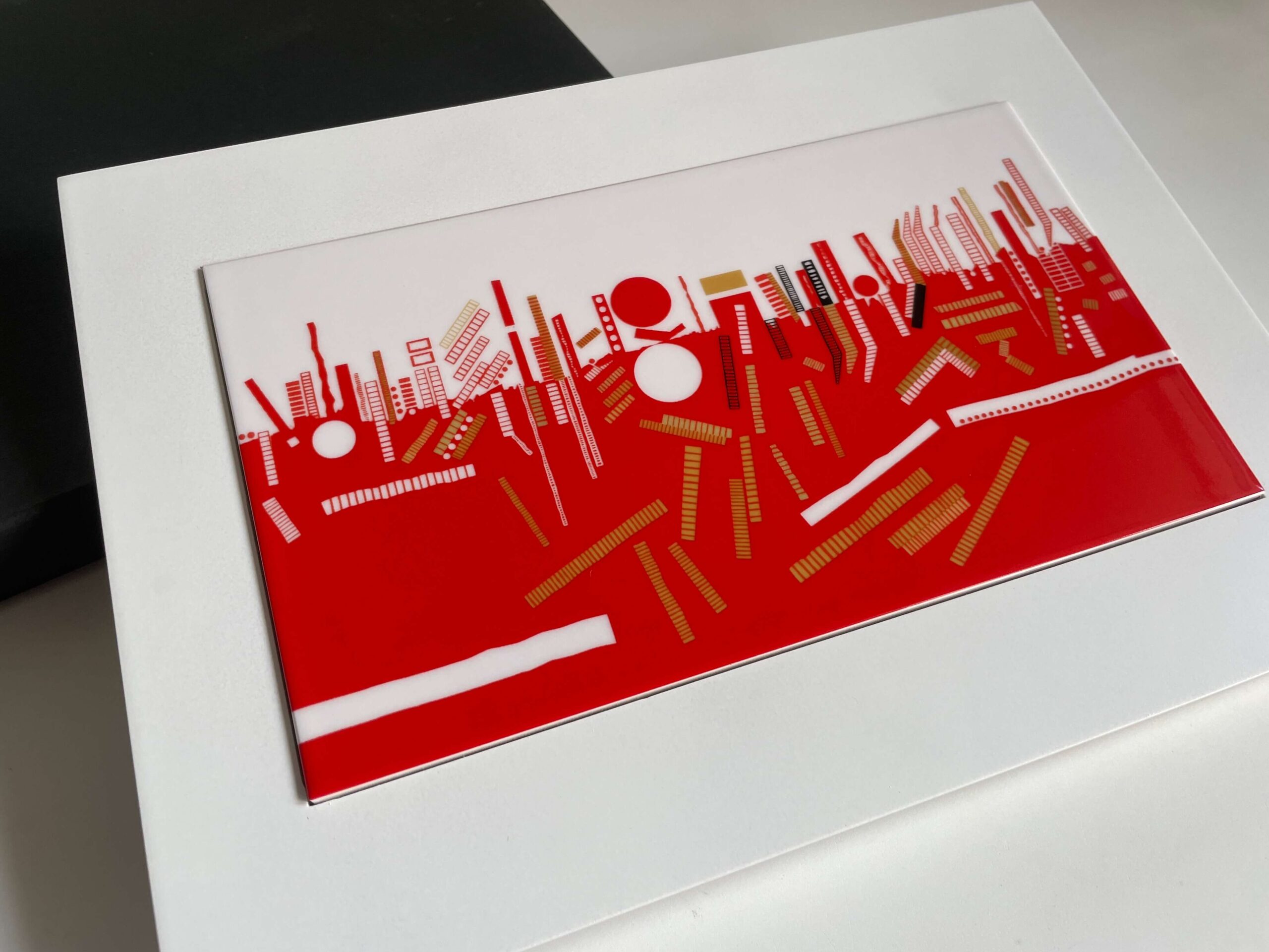 No.9752「陶額〈驚くべき風景A〉：猪熊弦一郎」28×20cm SOLD | ボルト